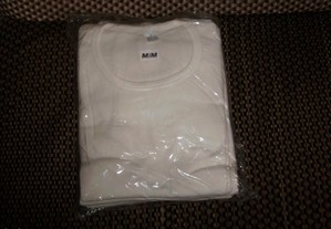 252 camisolas interiores brancas para homem e senh