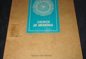Livro Escrito de Memória Pedro Tamen 1ª edição aut