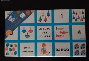 jogo: "Le loto des jouets", para crianças dos 3 aos 6 anos