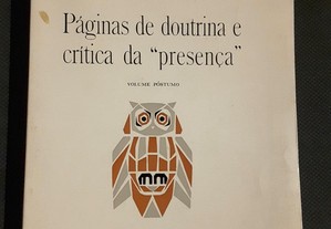 José Régio - Páginas de Doutrina e Crítica da Presença