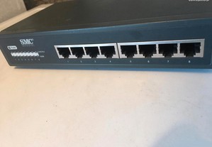 Switch 8 portas SMC Cisco WS-C2940-8TF-S para rede/camaras vigilância e rede