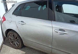 Porta Traseira Direita Citroën C4 Ii Caixa/Hatchba