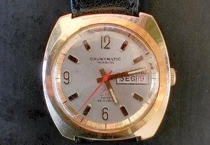 Relógio automatico vintage Caunymatic 25 Rubis