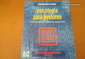 Psicologia para gestores Fernando Neves de Almeida