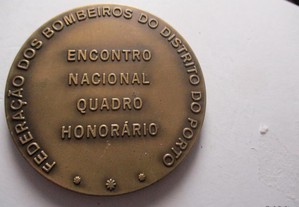 Medalha Bombeiros Federação dos Bombeiros do Distrito do Porto