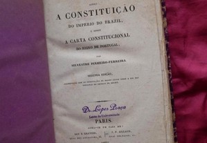 Observações sobre a Constituição do Império do Brasil. 1835