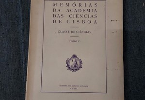 Memórias da Academia das Ciências de Lisboa-Tomo V-1950