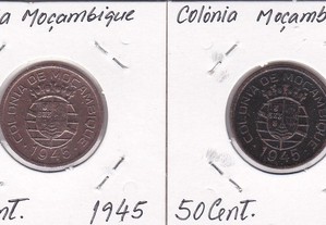 Moedas $50 de Moçambique em bronze