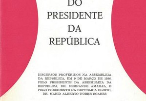 Na Investidura do Presidente da Rapública de Fernando Amaral e Mário Soares