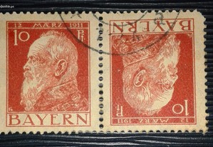 2 stamp 90th anniv.of birth Prince Luitpold (1911)