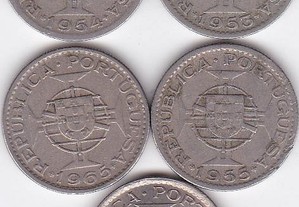 Colecção de moedas de 2$50 de Moçambique