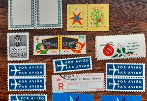 Vinhetas e selos vários lote A