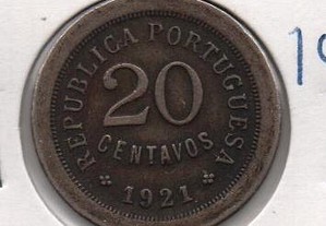 20 Centavos 1921 - mbc/mbc+