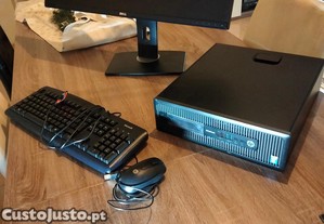 PC marca HP e Monitor DELL (Game) de 27