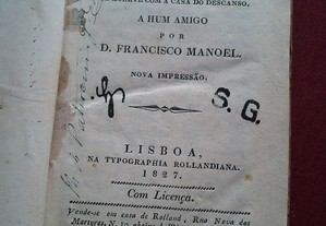 D. Fracisco Manoel-Carta de Guia de Casados-1827