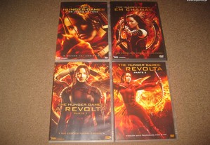 Quadrilogia em DVD "The Hunger Games" com Jennifer Lawrence