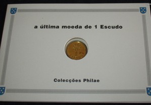 A última moeda de 1 escudo Colecções Philae Numismática