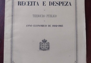 Thesouro Público Conta da Receita e Despesa 1884