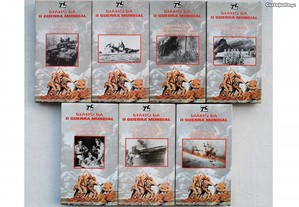 Diário da II Guerra Mundial 7 cassetes VHS