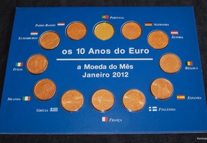 Moedas comemorativas Os 10 anos do Euro Philae 