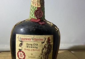 Very Old Brandy Aguardente Velhíssima garrafa Rarissima