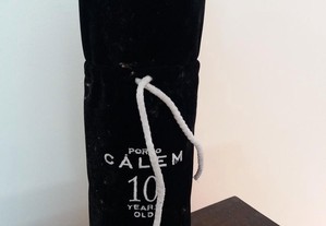 Preço negociável vinho do Porto Calém 10 anos Tawny bolsa de veludo