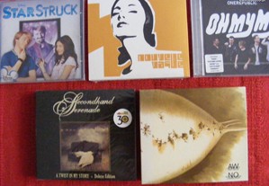 CDs = M83, Tina Turner, Def Leppard, Peter Gabriel, Pink, Secondhand Serenade