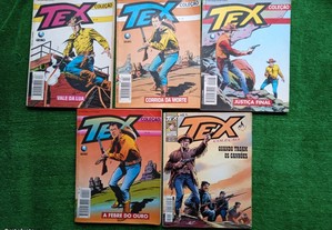 5 revistas BD Tex coleção