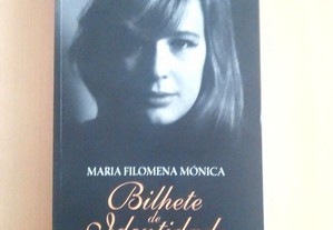 Livro Bilhete de Identidade de Maria Filomena Mónica