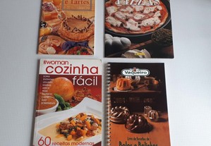 Livros de Culinária Doçaria e Pizzas