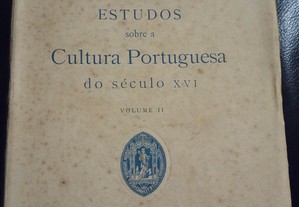 Estudos Sobre a Cultura Portuguesa Século XVI
