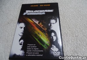 DVD-Velocidade fiuriosa -Vin Diesel-Paul Walker
