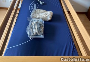 Cama articulada com motor