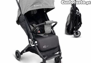 Carrinho de b�b�, Dobr�vel, alavanca �nica, Cinza