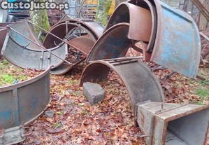 Moldes de fazer argolas e esteios