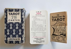 Tarot Gendarmerie - vintage raro francês anos 80 - Grimaud