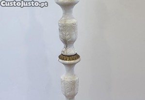 Candeeiro de ch�o vintage em m�rmore e bronze