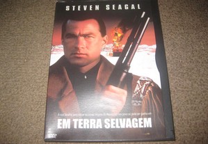 DVD "Em Terra Selvagem" com Steven Seagal/Snapper