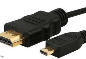 Cabo HDMI / Micro HDMI (Tipo D) - 2m - Versão 1.4