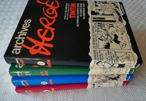 Archives Hergé - Casterman - 4 vols. col. completa