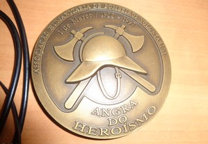Medalha Bombeiros Angra do Heroísmo 75 Aniversário