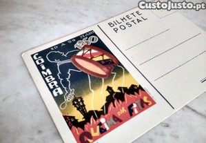 Bilhete Postal - Queima das Fitas de Coimbra de 1950 - Bilhete Postal
