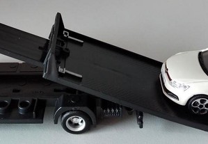 * Miniatura 1:43 Carrinha Reboque Com Volkswagen Polo GTI