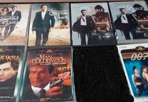 Lote 11 filmes originais 007 varias ediçoes