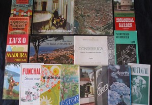 Folhetos turísticos Portugal Lisboa Sintra Estoril