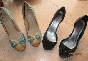 2 pares de sapatos de senhora nº 40
