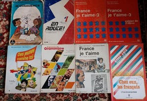 8 Livros de Francês 2.o a 11.o Anos Escolares