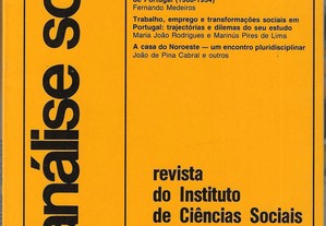 Análise Social. 3.ª série. vol. XXIII, 1987 - 1º. ICS.