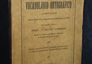 Livro Novo Vocabulário Ortográfico (abreviado) Prof. J. Diogo Correia