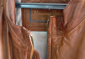 Casaco pele Massimo Dutti,usado